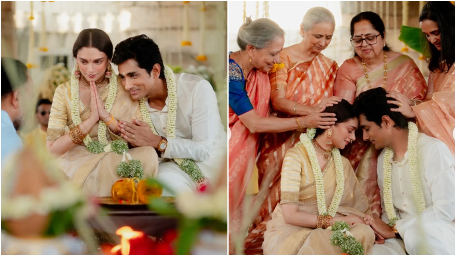 Aditi Rao Hydari and Siddharth Secret Temple Wedding: Exclusive Photos and Details