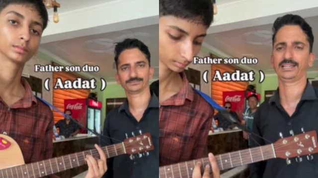 Father-Son Duo’s Emotional Cover of Atif Aslam’s ‘Aadat’ Steals Hearts Across Social Media!