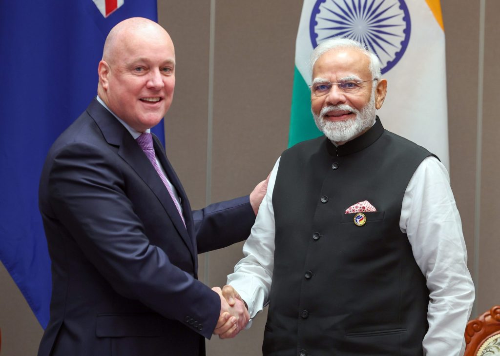 New Zealand PM Visits India
