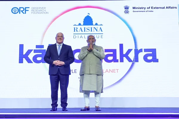 New Zealand PM Visits India to participate in the Raisina Dialogue
